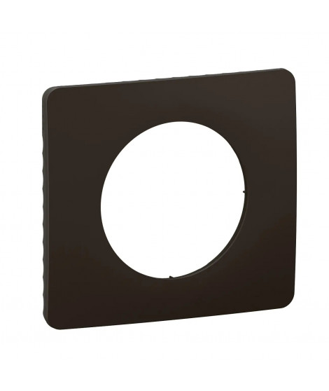 Plaque de finition Céliane 1 poste - Noir Mat