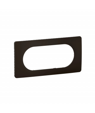 Plaque de finition Céliane 4 à 5 modules - Noir Mat