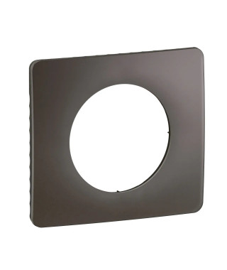 Plaque de finition Céliane 1 poste - Gris Cendré
