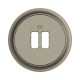 Enjoliveur prise chargeur simple ou double USB Céliane - Titanium