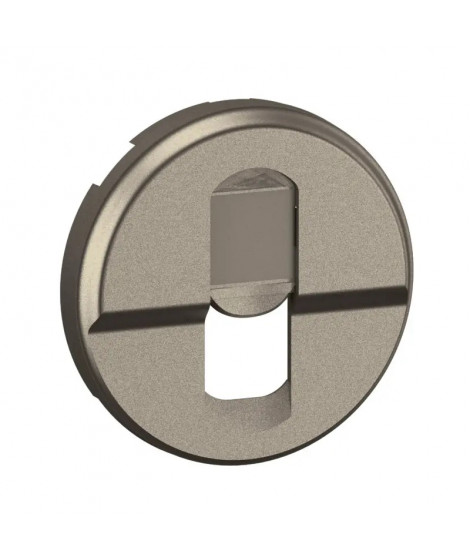Enjoliveur prise simple RJ45 Céliane - Titanium