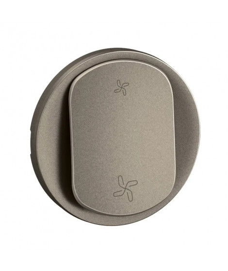Enjoliveur commande VMC Céliane 2 vitesses - Titanium