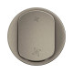 Enjoliveur commande VMC Céliane 2 vitesses - Titanium