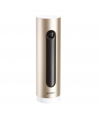 Caméra Intérieure Intelligente Netatmo connectée Full HD alu/or