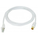 CORDON RJ45/FICHE IEC TV LG 2 M