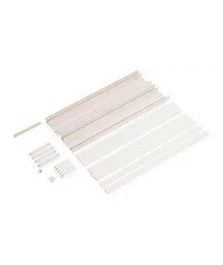 PACK COFRALIS SET DE COUVERCLES 2X1300MM ASSEMBLABLE 13 M - BLANC PUR