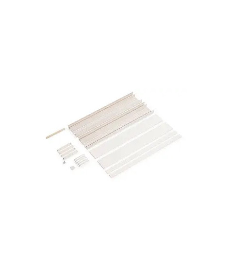 PACK COFRALIS SET DE COUVERCLES 2X1300MM ASSEMBLABLE 13 M - BLANC PUR