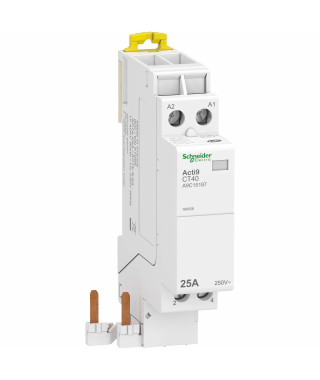 Acti9 iDT40 CT - Contacteur à raccordement rapide - 25A 2P - 2O - 230Vca