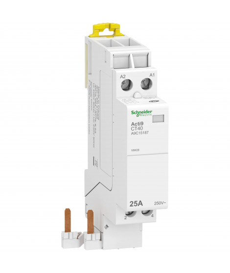 Acti9 iDT40 CT - Contacteur à raccordement rapide - 25A 2P - 2O - 230Vca