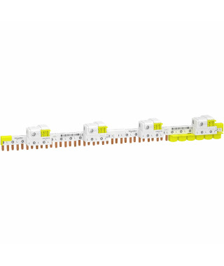 Acti9 iDT40 - Peigne horiz. avec connecteur - 1P+N - 24 modules de 18mm - 63A