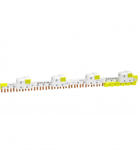 Acti9 iDT40 - Peigne horiz. avec connecteur - 1P+N - 24 modules de 18mm - 63A