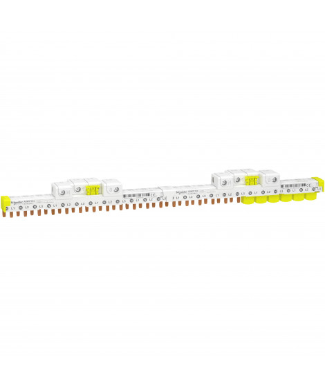 Acti9 iDT40 - Peigne horiz. avec connecteur - 3P+N - 24 modules de 18mm - 63A