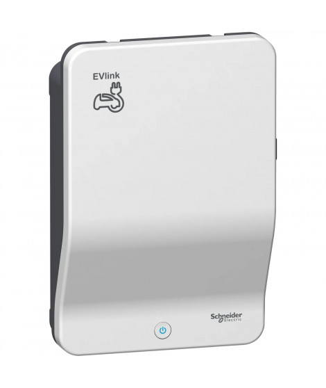 EVLINK WALLBOX - BORNE - IP54 - 1 PRISE T2S - 22KW - CLE IEC