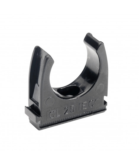 Mureva FIX - fixation tube sans halogène - Ø25mm - noir RAL 9005