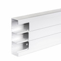 OptiLine 45 - goulotte PVC 3 compartiments 185x55x2000mm - au mètre linéaire