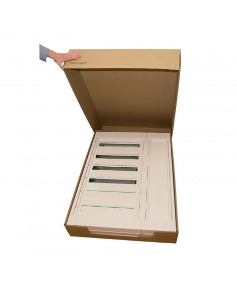 PrismaSeT S - coffret saillie plastique & métal 8 rangées 24 modules