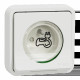 Mureva Styl - Prise courant 2P+T renforcée pour VE - IP55 IK08 -encastre - blanc