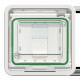 Mureva Styl - Prise RJ45 cat 6A blindé STP FTP - composable - IP55 IK07 - blanc