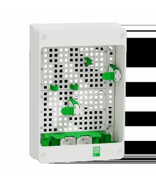 Resi9 Coffret VDI Box 13M2R - coffret support box operateur avec 2 prises