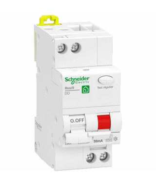 Resi9 - disjoncteur différentiel - 1P+N - 25A - 30mA - courbe C - type Fsi