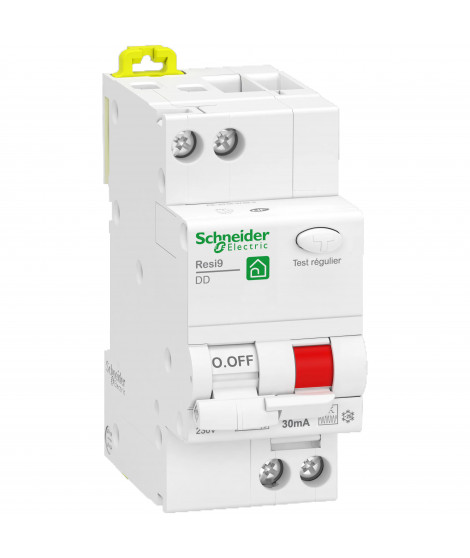 Resi9 - disjoncteur différentiel - 1P+N - 25A - 30mA - courbe C - type Fsi