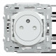 Ovalis - Lot de 108 2P+T affleurantes S320052 - 16A - Blanc - ss emballage unit