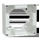 Ovalis - Boîte support 36 mm pour montage en saillie - Blanc