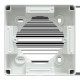 Ovalis - Boîte support 36 mm pour montage en saillie - Blanc