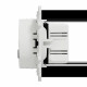 Odace - prise USB double - charge rapide - type A+C - blanc - 18W - 3