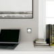 Odace - prise USB double - type A+C - blanc - 5 Vcc - 2