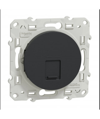 ODACE, PRISE RJ45 ANTHRACITE, GRADE 1 (TELEPHONE) CAT. 5 UTP, A VIS