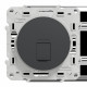 Odace - prise RJ45 cat.6 UTP - grade 1 à 2 (tél. + info.) - à vis - anthracite