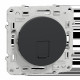 Odace - prise RJ45 cat.6 STP - grade 2TV min à grade 3TV (+ multimédia) - anthr