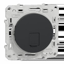Odace - prise RJ45 cat.6 STP - grade 2TV min à grade 3TV (+ multimédia) - anthr