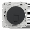 Odace - prise RJ45 cat.6 STP - grade 2TV min à grade 3TV (+ multimédia) - anthr