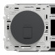 Odace - prise RJ45 cat.6 STP - grade 2TV min à grade 3TV (+ multimédia) - anthr