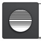 Odace Touch - plaque 1 poste anthracite