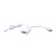 ADAPTATEUR HDMI MALE VERS VGA + JACK AUDIO FEMELLE 20CM