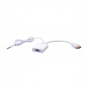 ADAPTATEUR HDMI MALE VERS VGA + JACK AUDIO FEMELLE 20CM