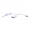 ADAPTATEUR HDMI MALE VERS VGA + JACK AUDIO FEMELLE 20CM
