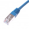 CORDON RJ45 CAT 6 100 OHMS BLINDE FTP BLEU 3 METRES