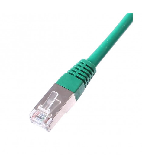 CORDON RJ45 CAT 6 100 OHMS BLINDE FTP VERT 3 METRES