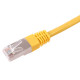CORDON RJ45 CAT 6 100 OHMS BLINDE FTP JAUNE 2 METRES