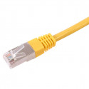 CORDON RJ45 CAT 6 100 OHMS BLINDE FTP JAUNE 2 METRES