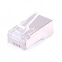 CONNECTEUR RJ45 8P8C CAT 6 FTP CABLE ROND SACHET DE 50