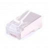 CONNECTEUR RJ45 8P8C CAT 6 FTP CABLE ROND SACHET DE 50