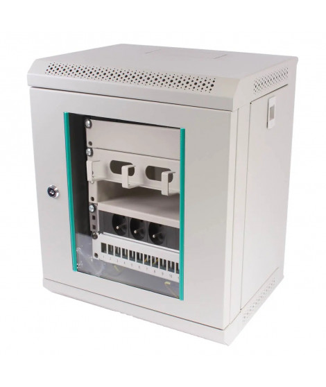 KIT COMPLET COFFRET RESEAU 10 POUCES 7U