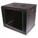 COFFRET CHASSIS FIXE PANNEAUX AMOVIBLES 6U P450 NOIR