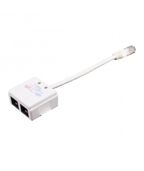 DOUBLEUR TELEPHONIQUE RJ45 TYPE A : 45--＞45/78--＞45