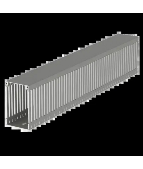 GOULOTTE DE CABLAGE GRIS RAL70 30 100X60 U23X